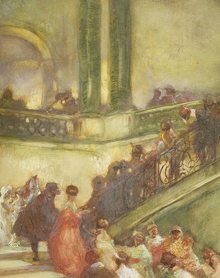 « Le bal de la mascarade » de Gaston La Touche