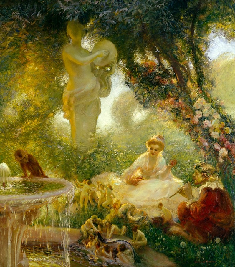 "The Fairy Garden" by Gaston La Touche