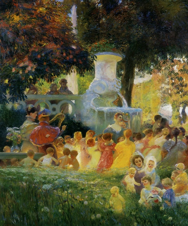 « La danse du cercle des enfants » de Gaston La Touche