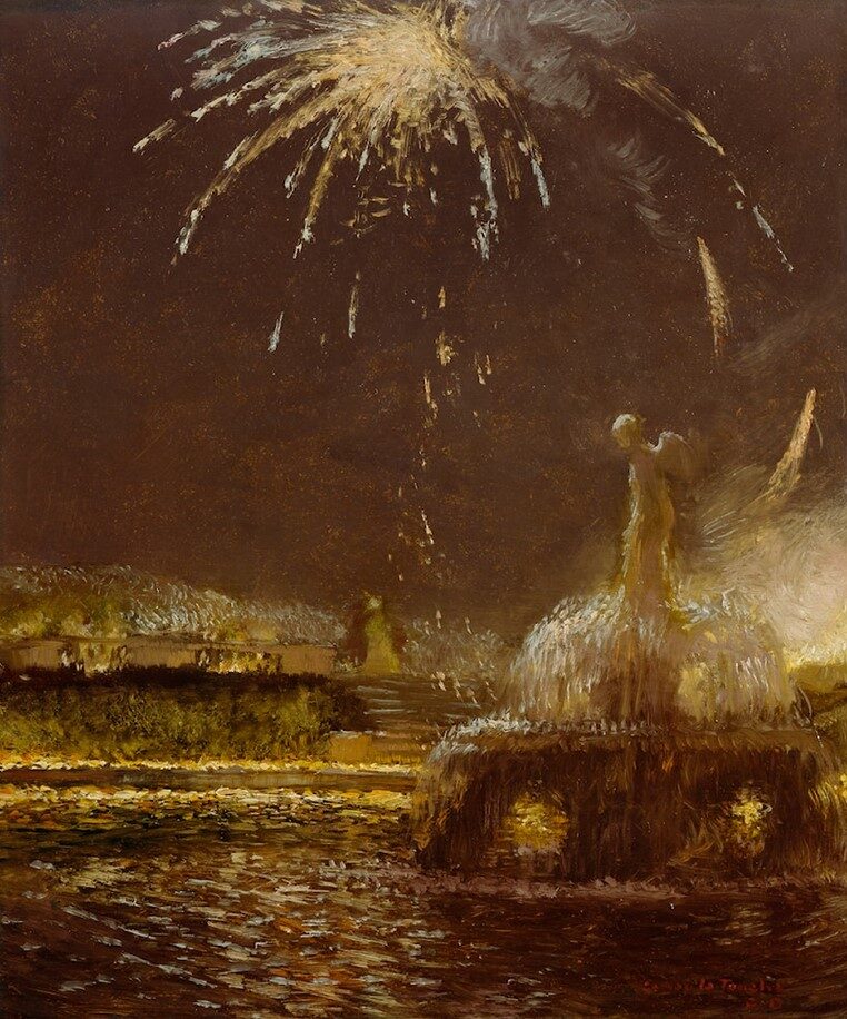 "Fireworks" by Gaston La Touche 