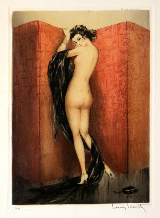 "Unmasked" by Louis Icart