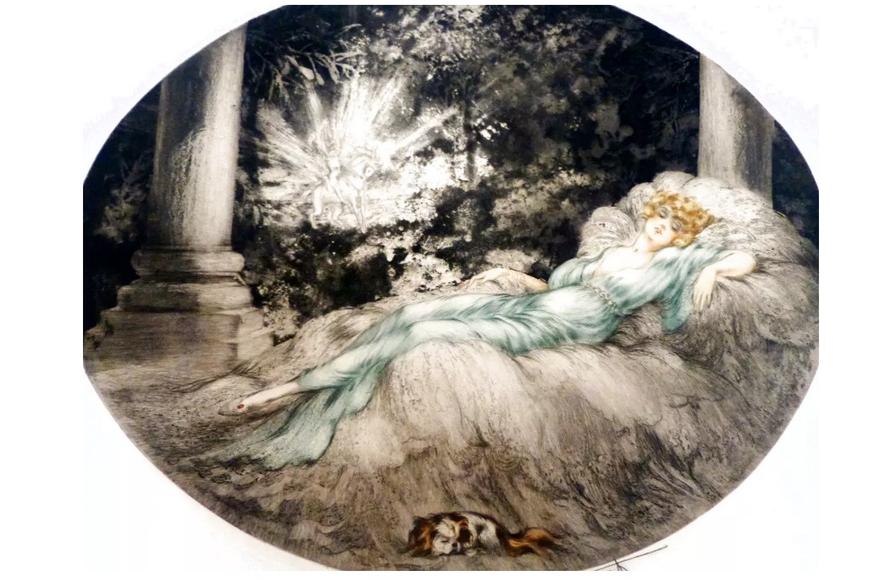 "Sleeping Beauty" by Louis Icart