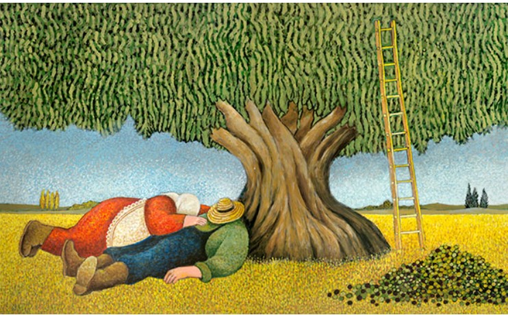 "Nap After The Harvest" by Lowell Herrero