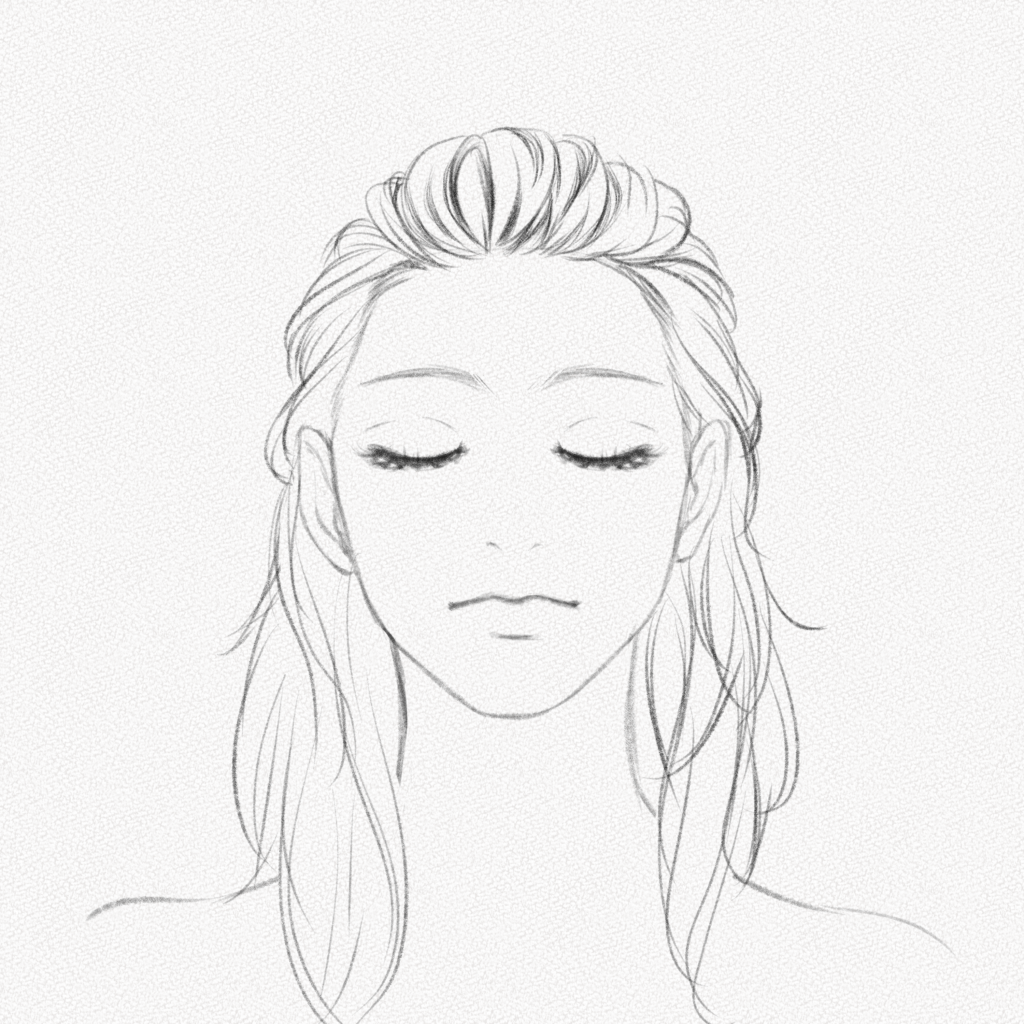 How to Draw Hair  Easy Method for Depicting Hair Tutorial