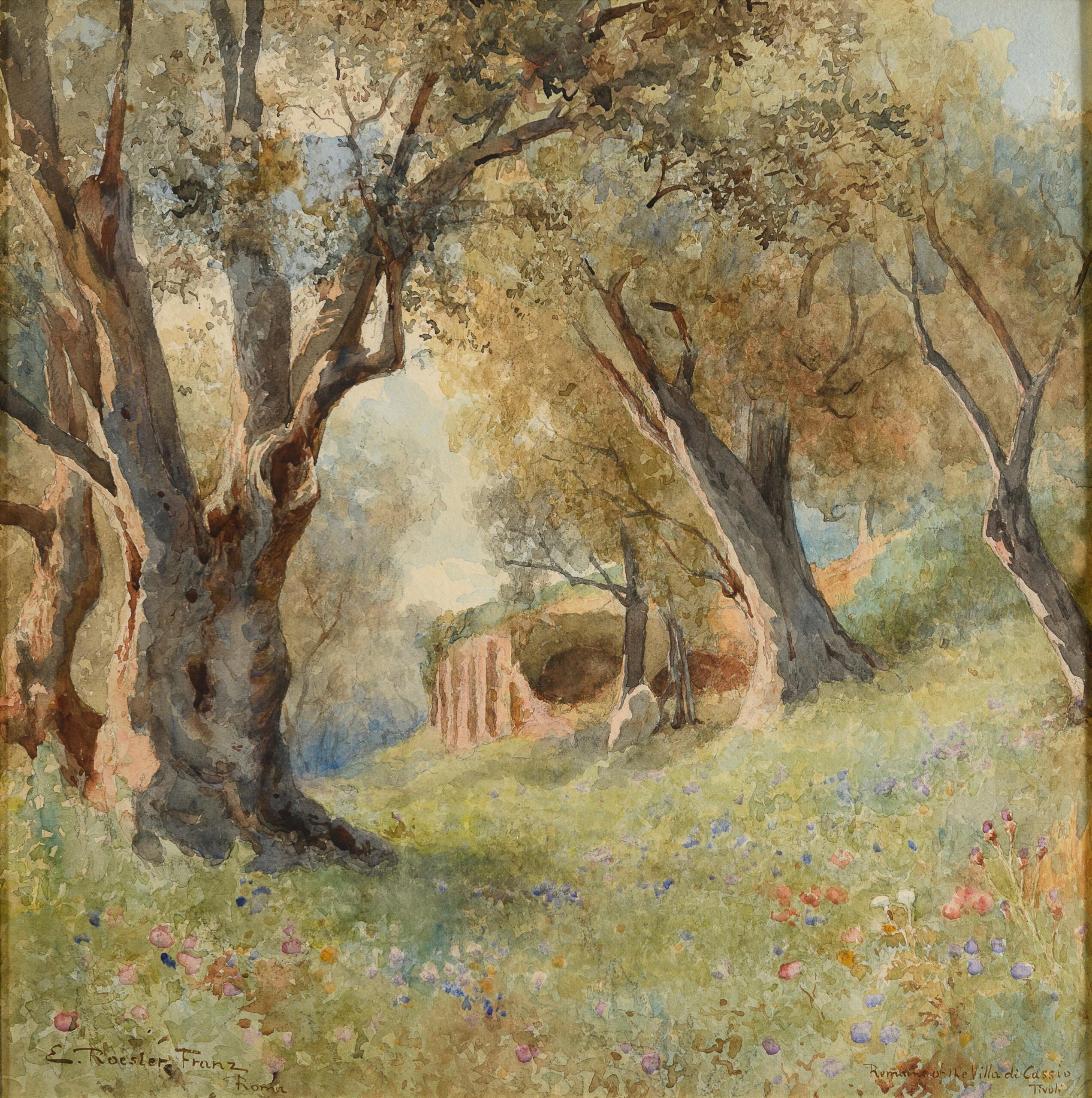 "Villa di Cassio" by Ettore Roesler Franz