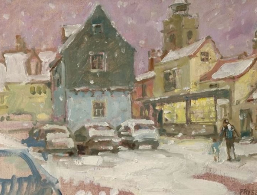 "Anchor Hill, in the Snow Wivenhoe" by Tessa Spencer Pryse
