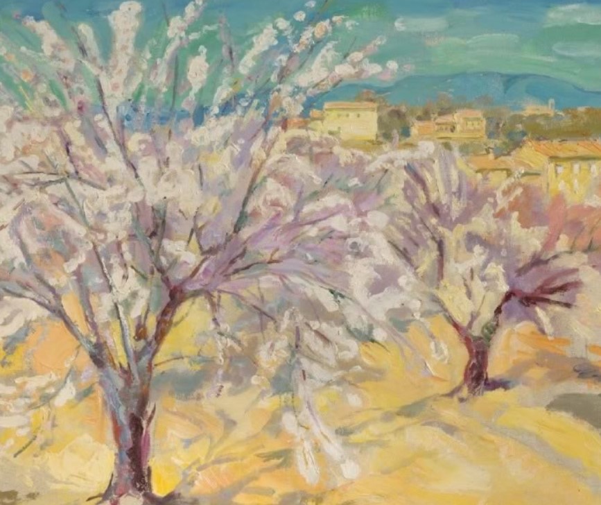 « Cherry Blossom, Le Barroux » de Tessa Spencer Pryse