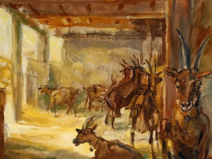 « Chamois Goats » par Tessa Spencer Pryse