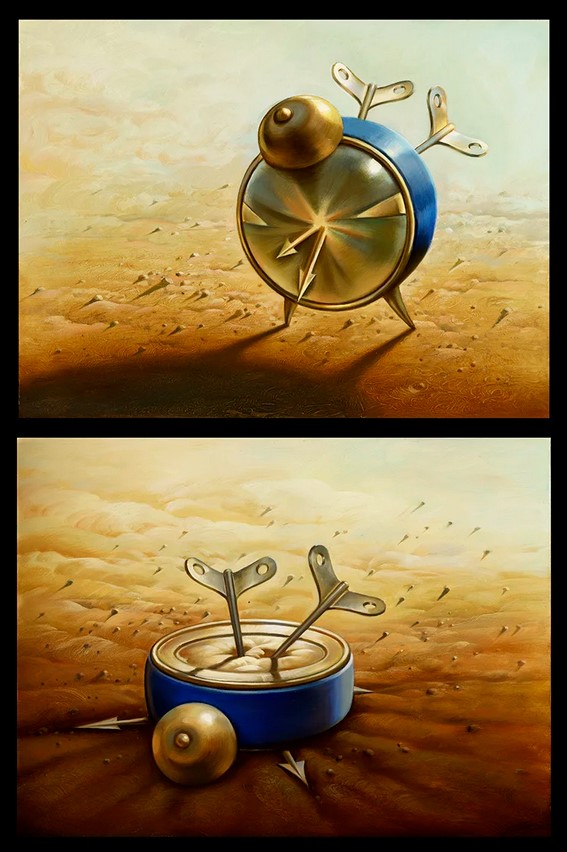 « Kill Time » de Vladimir Kush