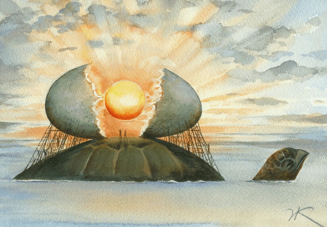 "Beginning of the Journey" by Vladimir Kush