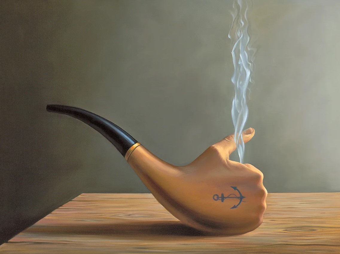 "Captain Drake's Pipe" by Vladimir Kush