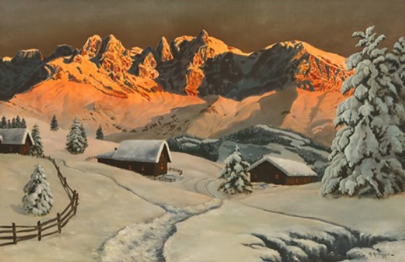 "ALPINE WINTER" by Alois Arnegger