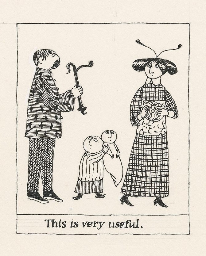 "This is very useful." by Edward Gorey