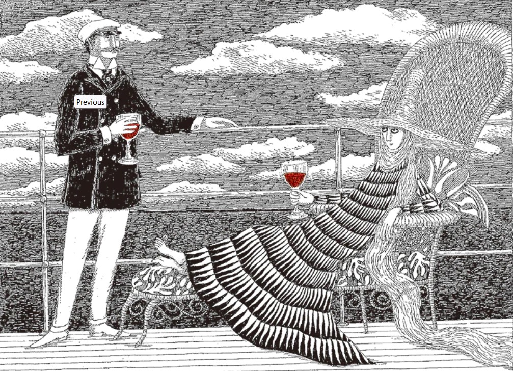 « Rencontres rapprochées » par Edward Gorey