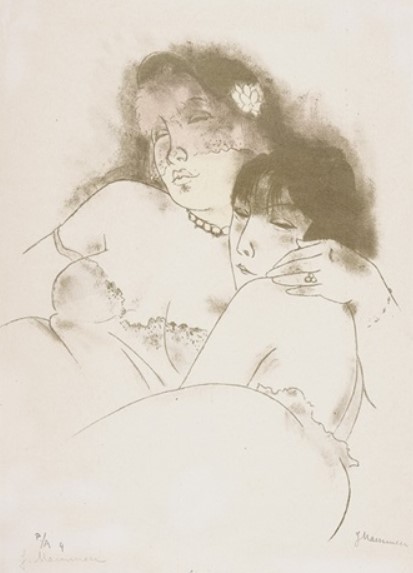 "Siesta" by Jeanne Mammen