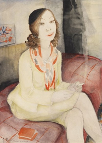 "Meditation" by Jeanne Mammen