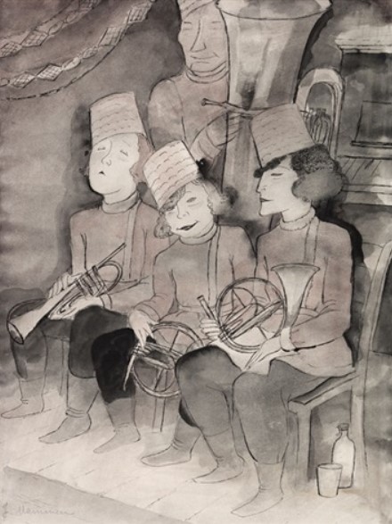 "Kosakenkapelle" by Jeanne Mammen