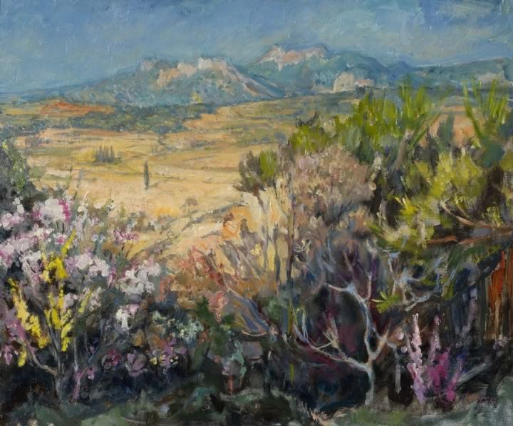 « Hillside, Vaucluse au printemps » par Tessa Spencer Pryse