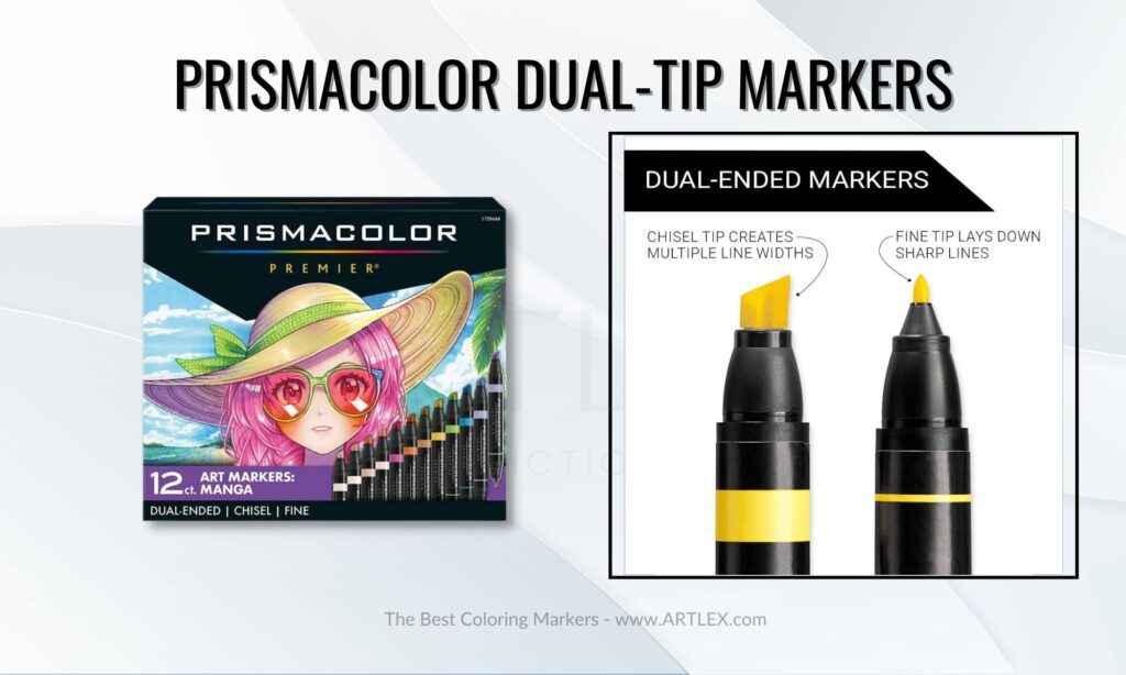 Prismacolor Premier Dual-Ended Art Markers - Pastel, Set of 12