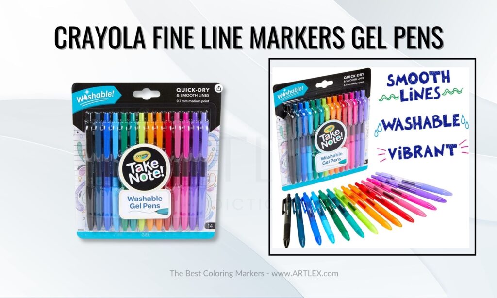 Crayola Fine Line Markers Gel Pens