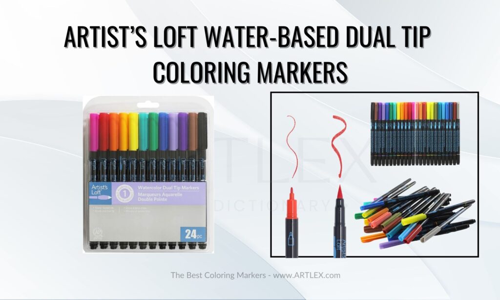 Artist’s Loft Water-Based Dual Tip Coloring Markers