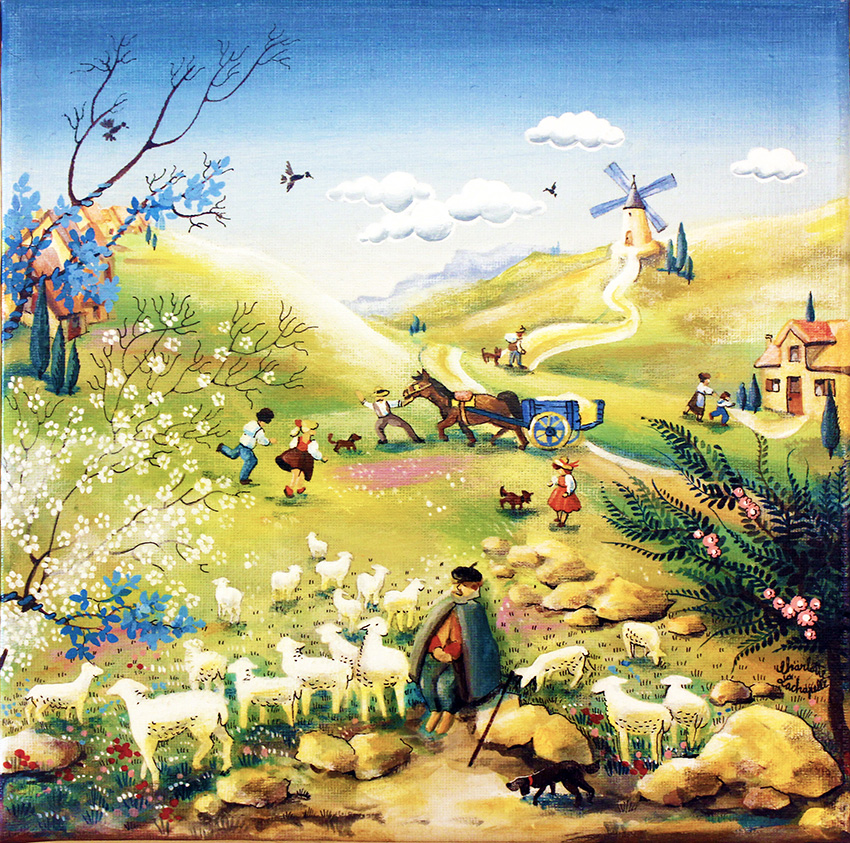 "The Little Shepherd" by Charlotte Lachapelle 