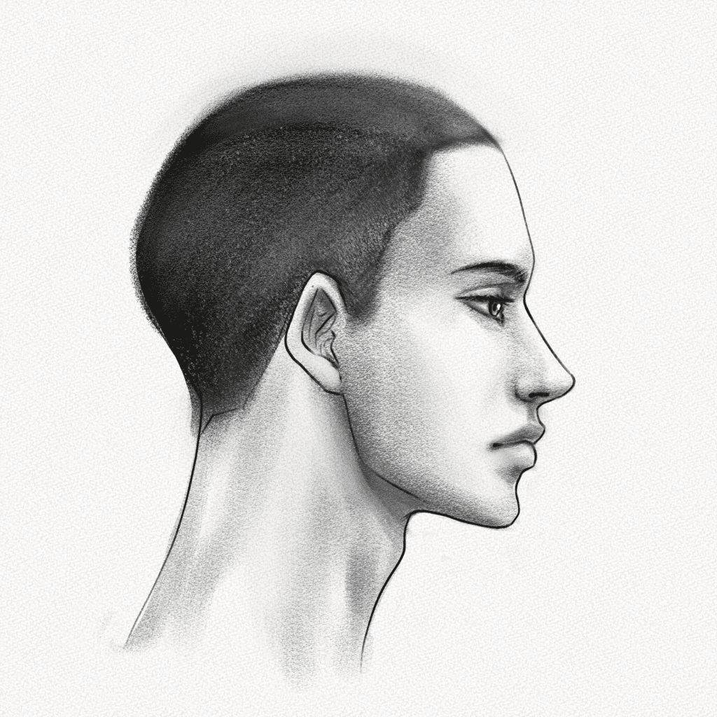 how to draw side profile