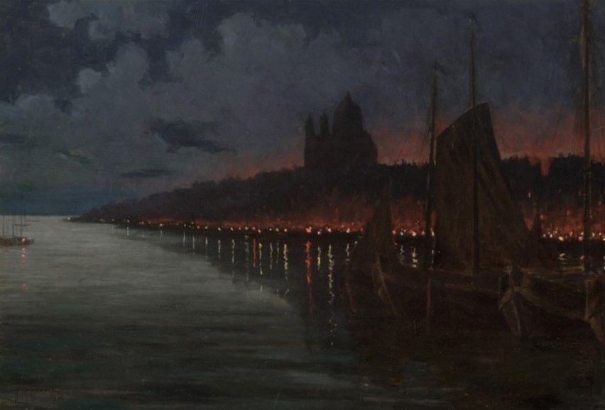 « Coastal Nocturne » de John Marshall Gamble