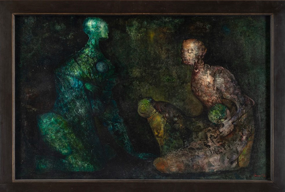 "Colloque minérale(Mineral Colloquium)" by Leonor Fini