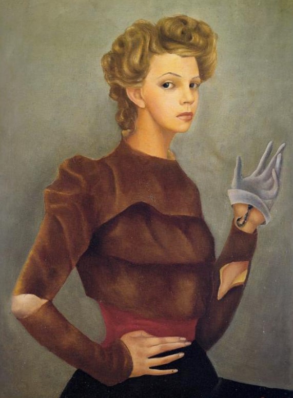 "Self Portrait with Scorpion" by Leonor Fini