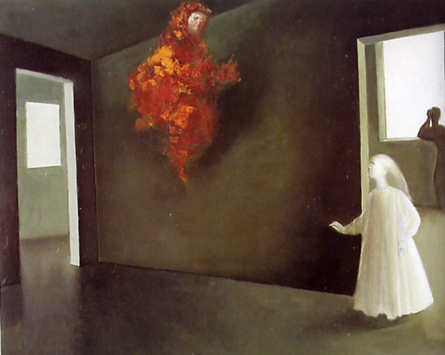 "Red Vision" by Leonor Fini