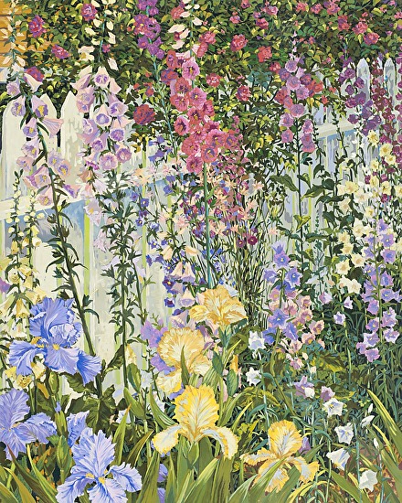 "Foxgloves and Iris" by John Powell