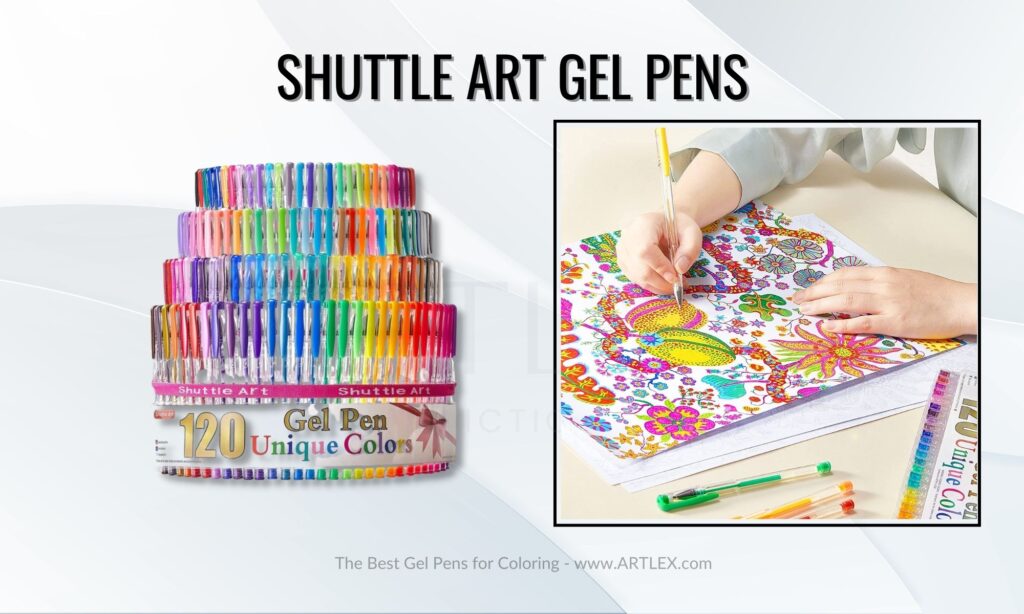 shuttle art gel pens