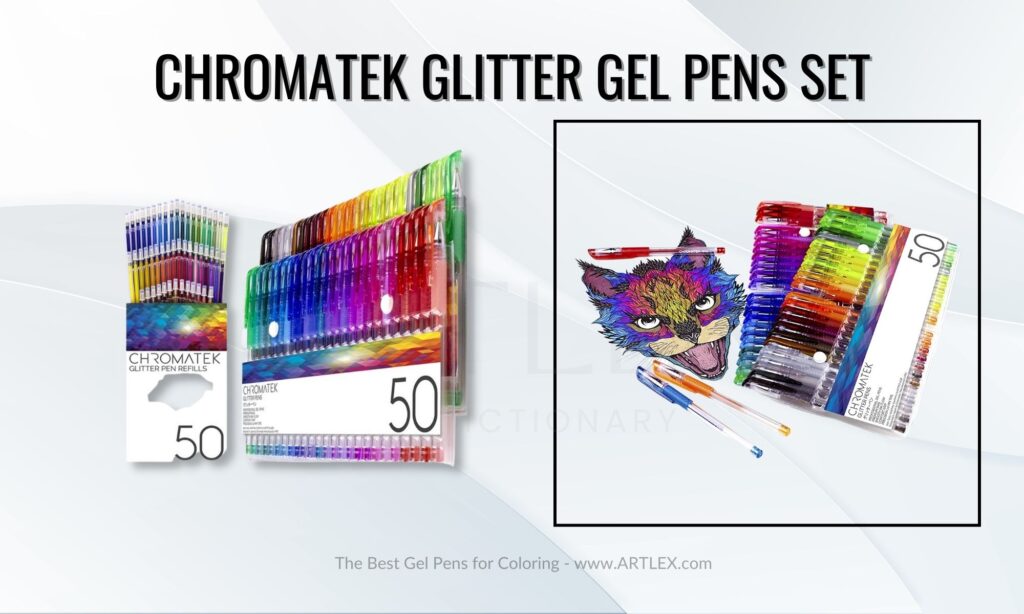 Chromatek Glitter Gel Pens