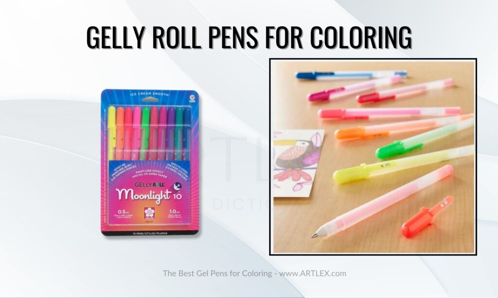 Gelly Roll Pens for Coloring