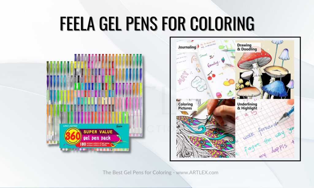 Feela Gel Pens for Coloring