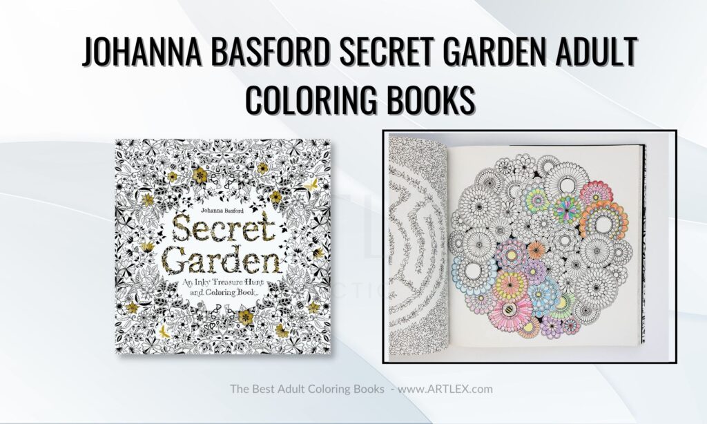 Johanna Basford Secret Garden Adult Coloring Books