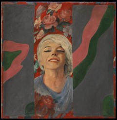 Il colore di lei è sparito. (1962) Pauline Boty. Galleria d'arte di Wolverhampton, Wolverhampton, Regno Unito.