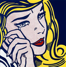 Weinendes Mädchen. 1964. Roy Lichtenstein. Milwaukee Art Museum, Milwaukee, Wisconsin.