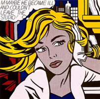 M-Maybe.1965. Roy Lichtenstein. Museo Ludwig, Colonia, Germania.