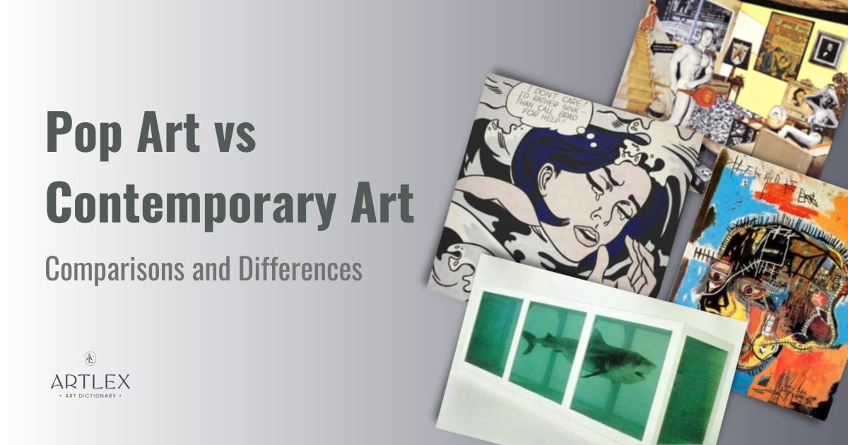 Pop Art vs Contemporary Art Comparisons and Differences