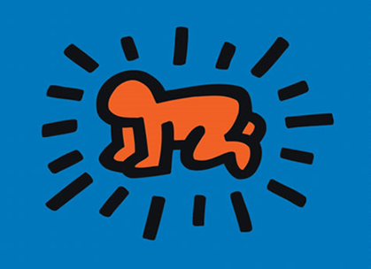 Radiant Baby (1990) Keith Haring