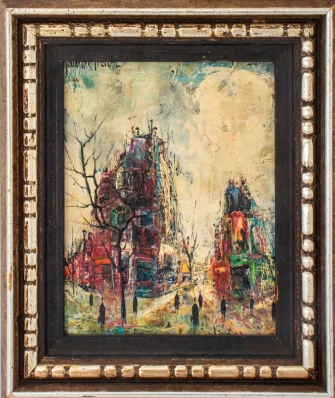 "Parisian Cityscape" by Maurille Prevost