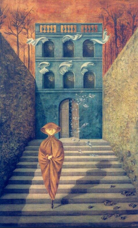 "Breaking off" by Remedios Varo