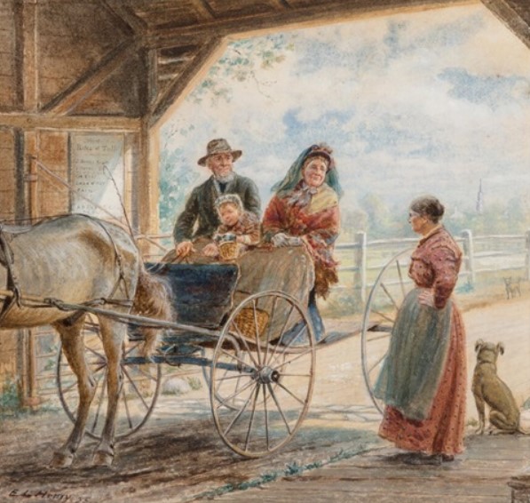"The Toll Booth" by Edward Lamson Henry