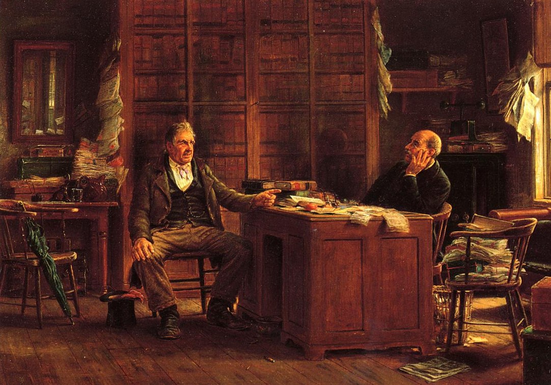 "A Country Lawyer" by Edward Lamson Henry