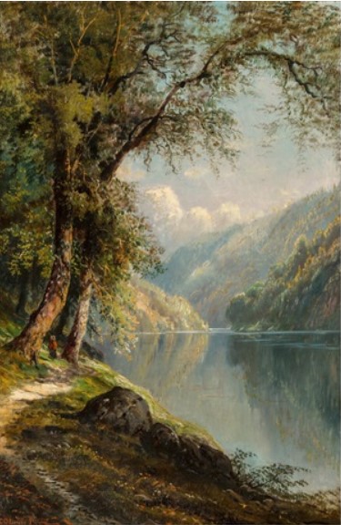 "Path by the Lake" by Edmund Darch Lewis