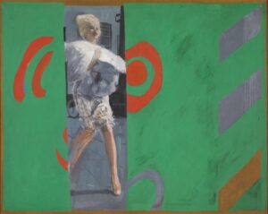 La seule blonde du monde (1963) Pauline Boty. Collection de la Tate, Londres, Royaume-Uni.