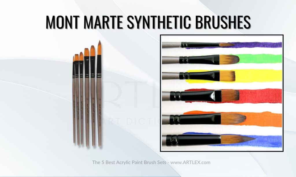 Mont Marte Synthetic Brushes