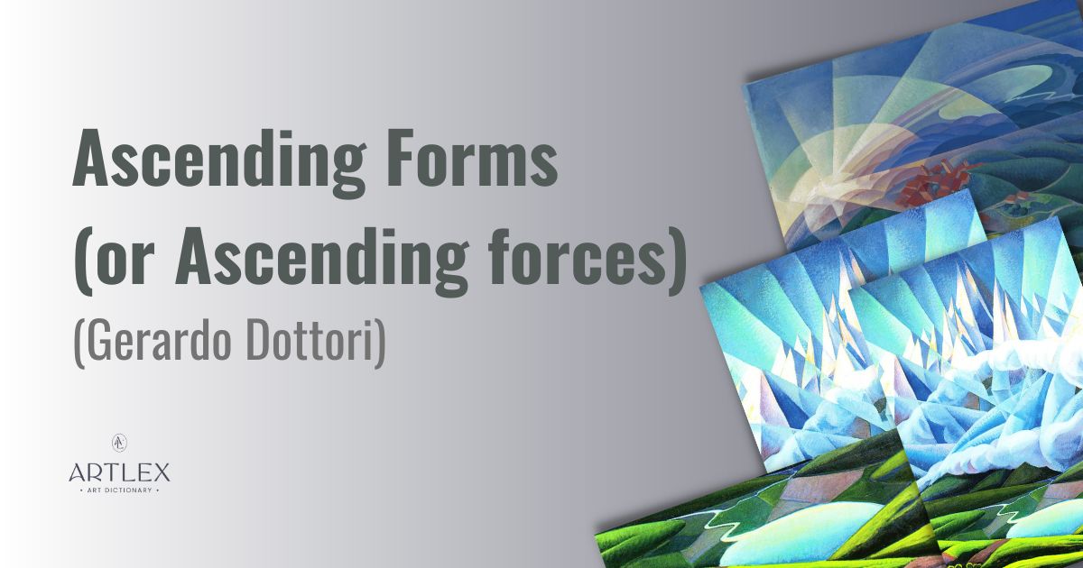 Ascending forms (or Ascending forces) (Gerardo Dottori)